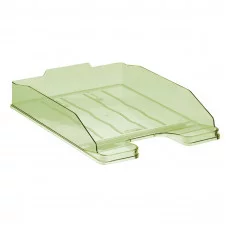 Лоток горизонтальный ЭКСПЕРТ тонированный "Лайм" СТАММ ЛТ206 ЛТ206