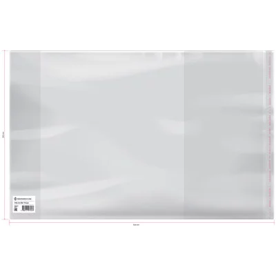 Обложка 305*500 для контурных карт, учебников и тетрадей А4, универсальная с липким слоем, Greenwich 310258