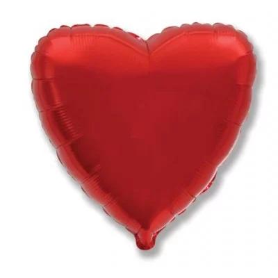 Шар (18\'\'/46 см) Сердце, Красный, 1 шт. 201500R