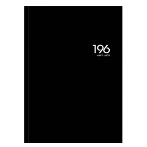Книга учёта 196л. ЧЁРНЫЙ ЦВЕТ - 1 клетка 196-9294 переплёт 7БЦ глянц.ламин.блок-офсет 200х298