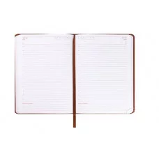 ЕЖЕДНЕВНИК А5, 160л. недатир. TOUCH SKIN - CHOCO (160-3187) кожзам (коричневый) 160-3187