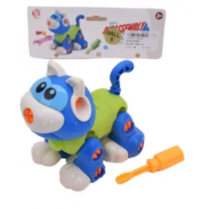 Игрушка-конструктор. Кошечка в наборе отвертка,в пакете 13х6,5х12,5 см 1764587