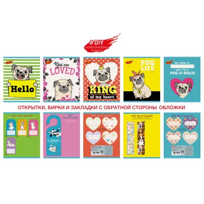 Тетради А5 96л. Скрепка. Клетка. DIY Collection. Мой король!