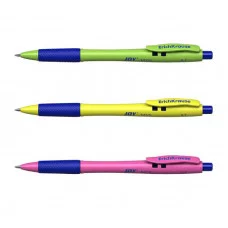 Ручка шариковая автоматическая ErichKrause JOY® Matic&Grip Neon 0.7, Super Glide Technology, цвет чернил синий  43347