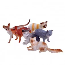 Набор животных.Кошки (6шт) в пакете HB2412A