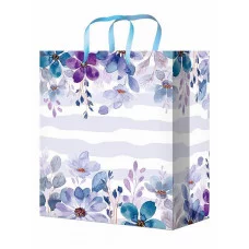 Optima Пакет подарочный с глянц.ламинацией 22x31x10 см (МL) Нежные цветочки, 128 г ПКП-4255