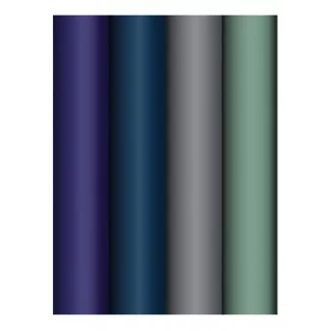 Упаковочная бумага глянц. 70*100см, MESHU "Monochrome", 80 г/м2, ассорти, 4 дизайна 372623