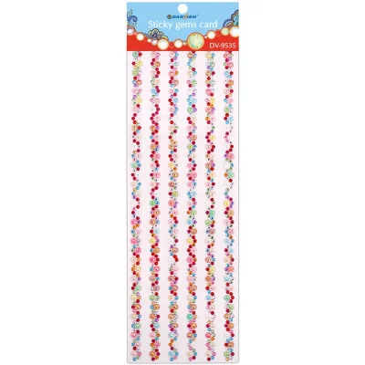 Декор Стразы самоклеющиеся DARVISH акрил ассорти DV-9535