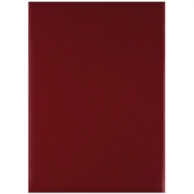 Папка адресная OfficeSpace, (без надписей), А4, бумвинил, бордовая, инд. упаковка 277209