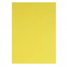 Цв. тонированная бумага А4, 10л. ПЭТ Ярко-желтый
