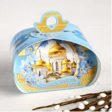 Пасхальная коробочка "Христос Воскресе!" церковь, 9 х 7 6 см 4806712