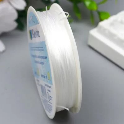 Спандекс для бисера без оплетки "Gamma" d 1 мм  10 х18 м ± 0.9 м №18 белый 7337242