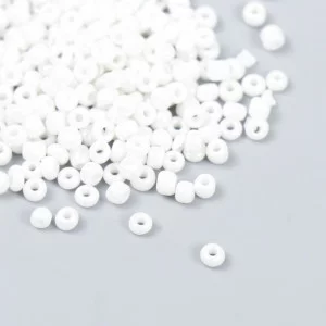 Бисер "Zlatka" 08/0, 3 мм, 10 г 0121 белый 9317252