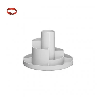 Подставка настольная вращающаяся пластиковая ErichKrause Sphere Classic белый 61575