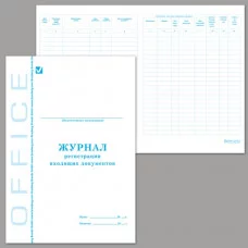 Книга BRAUBERG "Журнал регистрации входящих документов", 48л, А4 198*278мм, картон, офсет, 130084