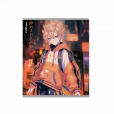 Тетрадь общая ученическая ErichKrause Manga, Физика, 48 листов, клетка, твин-лак 59540