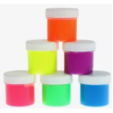 Краски пальчиковые 06цв по 40мл флуо карт упак ЛУЧ 24С 1498-08 162365