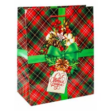 Пакет подарочный с глянцевой ламинацией 18x23x10 см (M) Мистерия Рождества, 157 г ПКП-6119