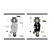 Тетрадь А5 96л "Kitty girls" КанцЭксмо ТБ968374