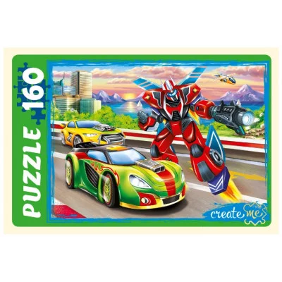 ПАЗЛЫ 160 элементов. МИР МАШИН И ТРАНСФОРМЕРОВ  (Арт. ПУ160-3906)