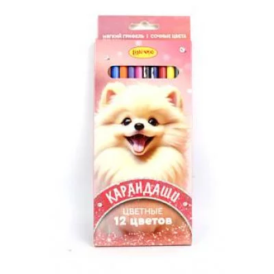 Карандаши 12цв., ТМ "Лимпопо" "Торик"  пластиковые КарЦ1222