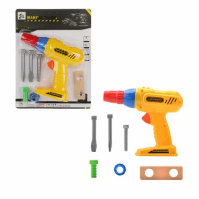 Дрель с мех.запуском, аксессуары 6 шт., пакет 643420