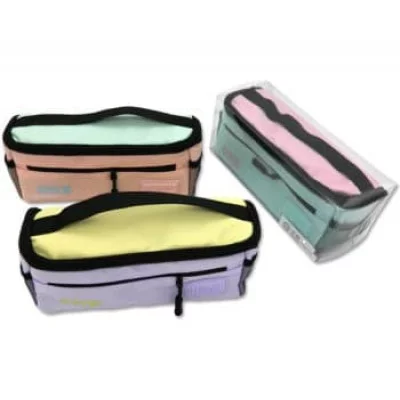 Пеналт DD-28 "Deliate" косметичка прям, текстиль, 1 отделение, на молнии 330333