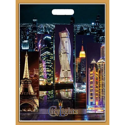 Пакет вырубной Городские огни 38х47/60  мкм НФ-00000840