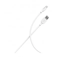 Кабель Smartbuy S01, USB - Lightning, для Apple, 2,4A output, 1м, белый 376315