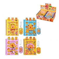 Блокнот КАПИБАРА с наклейками 11х16.5 см M-3218