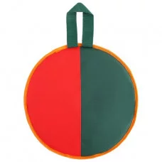 Ледянка d-330мм h=10мм, цвет зелёный/красный 3868092
