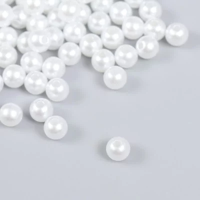 Бусины для творчества "Жемчуг" набор d=0,8 см 20 гр 1364537