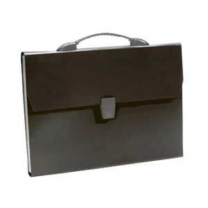Портфель А4 "de VENTE" Daily на замке, 1отд. непроз. черный 3073405 3073405