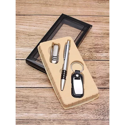 Набор подарочный 3 в 1 "Лучшему мужчине" (ручка, брелок, нож) ПН-2556 466-5-305-42556-7