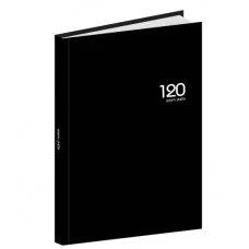 Книга учёта 120л. ЧЁРНЫЙ ЦВЕТ - 12 клетка 120-9291 переплёт 7БЦ глянц.ламин.блок-офсет 200х298