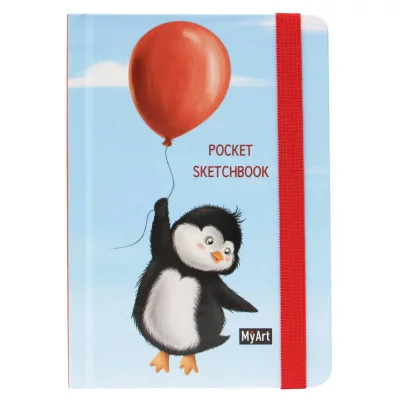 MyArt. Pocket СКЕТЧБУК. ПИНГВИНЁНОК 468-0-088-44256-3