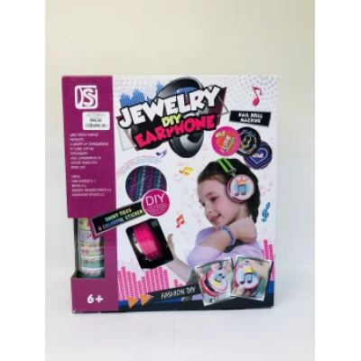 Наушники для поделки jewelry diy earphone наклейки/стразы/скотч 3,5мм 895