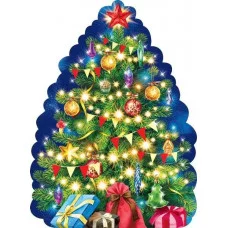 Плакат "Ёлка с огоньками", Горчаков 460326294000671376