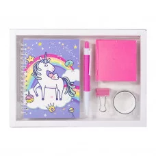 Подарочный блокнот в футляре 26,0 см * 18,0 гребень, Alingar 48 л. линия, Зайка AL10115/3