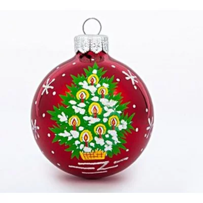 Елочное украшение, шар Ш3 60мм "Еловый" С1539