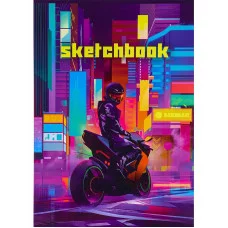 Скетчбук Мотоциклист А5, 48л, КБС (офсет) С48-4190