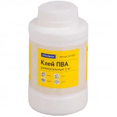 Клей ПВА OfficeSpace, универсальный, 1кг Спейс 268536