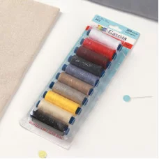 Нитки цена за 1 шт 40/2 200ярд полиэстер ассорти №04 Gamma 