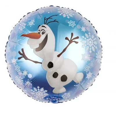 Шар (18\'\'/46 см) Круг, Холодное сердце, Олаф, 1 шт. 555098