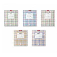 Тетрадь школьная ученическая ErichKrause Optima Новая шотландка ассорти 18 листов клетка 58217