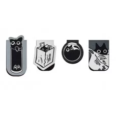 Закладки магнитные для книг, 4шт., MESHU "Meow Sy", соф-тач 382180