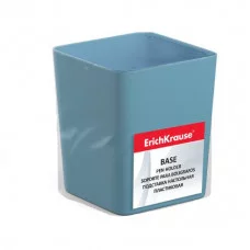 Подставка настольная пластиковая ErichKrause Base, Pastel, голубой 51498
