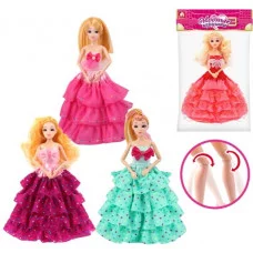 Кукла в ассортименте(сгибаются руки и ноги) пакете 230