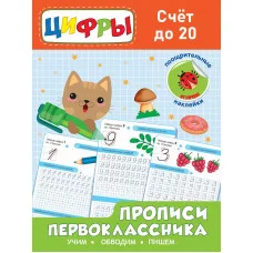 Прописи первоклассника. Счёт до 20 978-5-378-32170-4