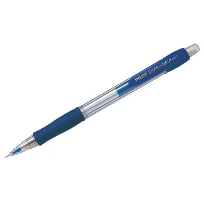 Карандаш механический Pilot "Super Grip", 0,7мм, с ластиком, синий корпус Pilot 064555